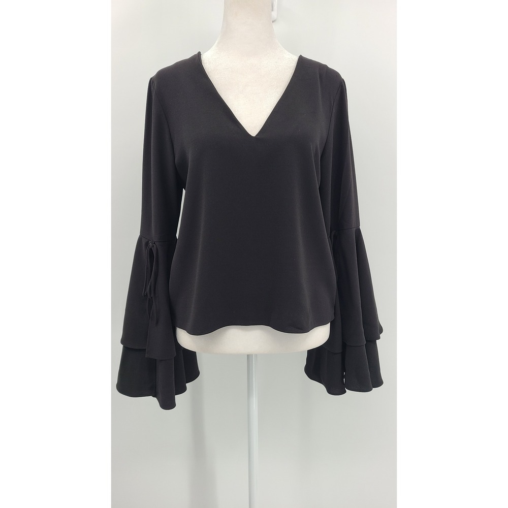 Whimsigoth 90s Fairy Grunge Top S Bell Sleeves Festival Stevie Nicks Boho Flowy